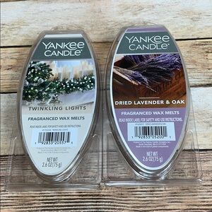 Yankee Candle Wax Melts Set of two NEW
